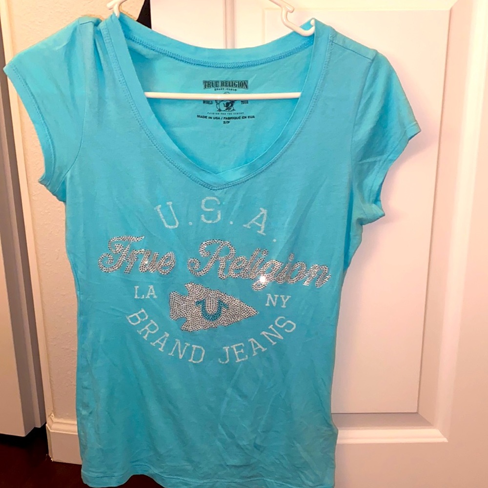 True Religion Blue Women’s Tshirt